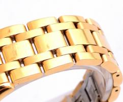 Doxa kvarc kézi férfi karóra, dátum kijelző, fém szíj, rozsdamentes acél tok, jó állapotban