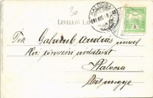 1911 Buziásfürdő, Baile Buzias; Meleg, ásvány, tükör fürdő és uszoda. Nosek Gusztáv kiadása / spa, b...