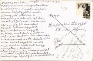 1944 Szamosfalva, Someseni (Kolozsvár, Cluj); repülőtér, Magyar Légiforgalmi Rt. Szentkirályi Dezső ...