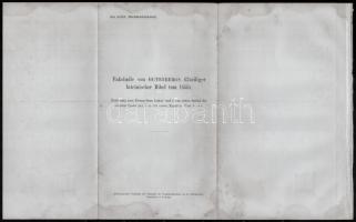 cca 1900 Gutenberg kódex facsimila a Meyers lexikonból 24x39 cm