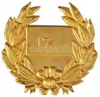 1978. "KPVDSZ VMTE - Eredei Telep 1928-1978" zománcbetétes, aranyozott fém plakett, hátold...