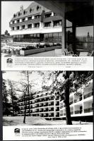 cca 1980-1990 Soproni építkezések, Építésügyi Tájékoztatási Központ, 4 db sajtófotó, 23,5×17 cm