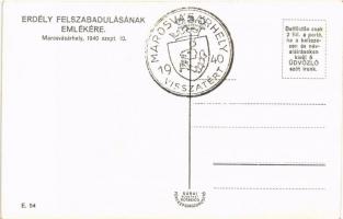 1940 Marosvásárhely, Targu Mures; bevonulás. Sárai E. 54. / entry of the troops + So. Stpl