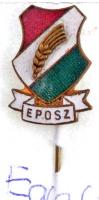 1948. EPOSZ (Egyesült Parasztifjúság Országos Szövetsége zománcozott fém jelvény (13x18mm) T:1