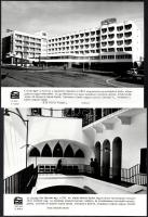 cca 1980-1990 Egri építkezések, Építésügyi Tájékoztatási Központ, 3 db sajtófotó, 23,5×17 cm