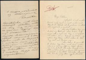 1904-1921 6 db kézzel írott levél