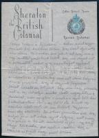 1904-1921 6 db kézzel írott levél