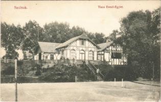 1907 Szolnok, Tisza Evező-Egylet, teniszpálya, sport (EK)