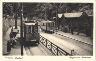 Budapest XII. Zugliget, végállomás, 81-es villamosok
