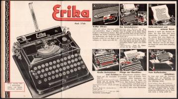 Erika és Olympia írógépek ismertetője, 3 db