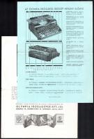 Erika és Olympia írógépek ismertetője, 3 db