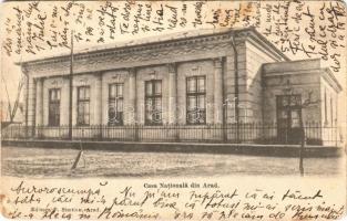1907 Arad, Casa Nationala din Arad / Nemzeti ház. P. Simtion kiadása / national house (Rb)
