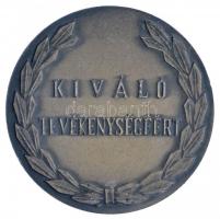 Búza Barna (1910-2010) DN "Magyar Közgazdasági Társaság / Kiváló tevékenységéért" ezüstözö...