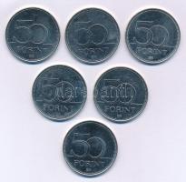 2018. 50Ft "Családok Éve" (2x) + 2018. 50Ft "Birkózó-Világbajnokság" + 2019. 50F...