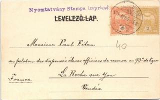 1901 Temesvár, Timisoara; Józsefváros. Nachbargauer János kiadása / Josefstadt / Iosefin / street vi...