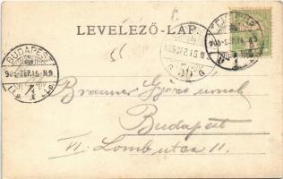 1905 Temesvár, Timisoara;  Szent György tér, Erdélyi laktanya, vendéglő, étterem, kőnyomda (Lithogra...