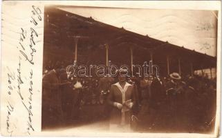 1911 Dunakeszi, Dunakeszi-Alag; Alagi lóversenypálya, lóverseny. photo (EK)