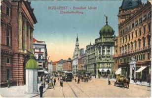 1917 Budapest VII. Erzsébet körút, villamos (EB)