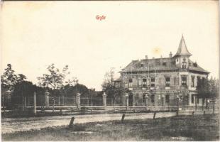 1912 Győr, Schlichter villa. Rembrandt fényirda 554. (fl)