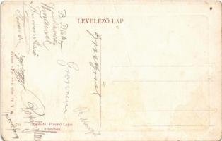 Dunapataj, Kossuth tér és szobor. W. L. Bp. 4925. Freund Lajos kiadása (EM)