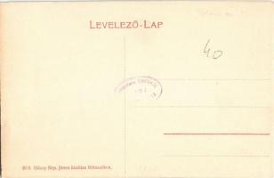 Bátaszék, Szentháromság szobor. W. L. (?) 2675. Góczy Nep. János kiadása