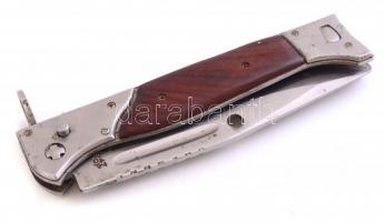 'AK-47 CCCP' bajonett/zsebkés, kinyitáskor akad, pengehossz: 15,5 cm, teljes hossz: 33,5 c...