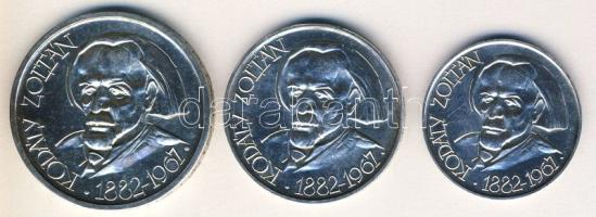 1967. 25Ft Ag + 50Ft Ag + 100Ft Ag "Kodály" sor T:BU k.