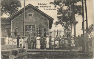 1914 Gárdony, vasútállomás, Déli Vasúti 165-ös számú őrház