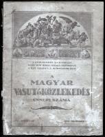 1929 A Magyar Vasút és Közlekedés ünnepi száma, megviselt állapotban