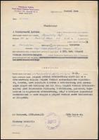 1958 Kecskeméti ház államosításával kapcsolatos iratok, a volt férj honvédezredesi minősége miatt a ...