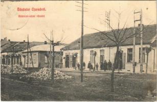 1910 Arad, Újarad; Rákóczi utca, üzletek / street, shops