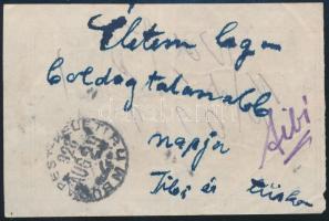 1928 Magyar Kir. Államvasutak pályaudvari belépőjegye váróhelyiségben való tartózkodásra, hátoldalán...