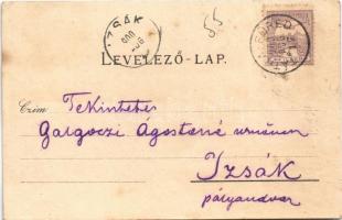 1900 Alsótátrafüred, Dolny Smokovec; Óriási vízesés, hegycsúcsok / waterfall. mountain peaks. Art No...