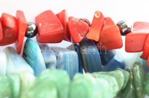 3 db achátos bizsu nyaklánc