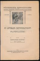 Szarvassy György: A vasuti statisztika alapelemei. Bp., 1909, Wodianer F. És Fiai műintézete. I. sor...