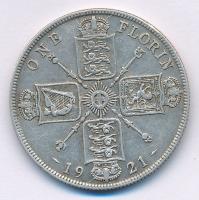 Nagy-Britannia 1921. 1Fl Ag "V. György" T:2,3 
Great Britain 1921. 1 Florin Ag "Geor...