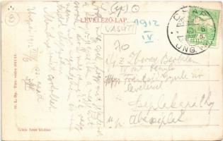 1912 Csap, Cop, Chop; új fűtőház, iparvasút építés közben. W.L. Bp. 1911-13. Glück Imre kiadása / he...