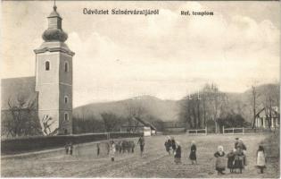 1917 Szinérváralja, Seini; református templom / Calvinist church