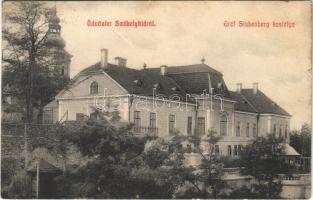1909 Székelyhíd, Sacueni;Gróf Stubenberg kastélya / castle (fl)