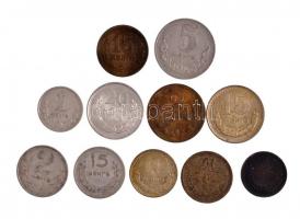 Mongólia 1925-1970. 11db klf fémpénz T:1-2- Mongolia 1925-1970. 11pcs of diff coins C:AU-VF