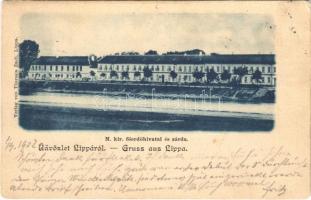 1902 Lippa, Lipova; M. kir. főerdőhivatal és zárda. Theresia Zach kiadása / forestry office, nunnery (EK)