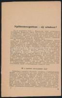 1941 Igazság a nyilasokról, a Szociáldemokrata Párt kiadása