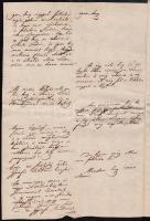 1828 Kecskeméti bírói kihallgatási jegyzőkönyv Berta János tetteiről a gonosz életű Győrfi Sándorral...