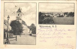 1906 Walpersbach, street view, church. Verlag Ant. Schwaiger (fl)