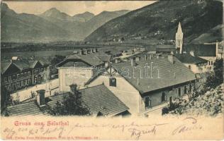 1900 Selzthal (Steiermark), general view, railway station (EK)