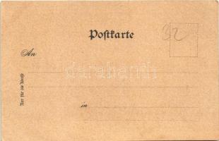 Wien, Vienna, Bécs; Gruss v. d. electr. Grottenbahn. Restauration "zum Wallfisch" Wien k.k...