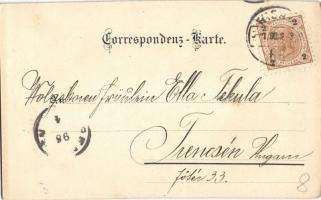1898 Wien, Vienna, Bécs; K.u.K. Hofburgtheater / theatre. Lith. & Verlag. Hch. Schlumpf No. 710....