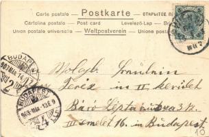 1903 Wien, Vienna, Bécs; Bauernmarkt / marketplace, shops (EB)