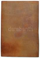 Hetés György (1921-1998) DN "Németh László" egyoldalas, öntött Br plakett (86x128mm) T:2