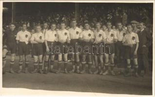 ~1926 Cseh labdarúgó csapat Budapesten az Üllői úti stadionban / Czech football team. Pobuda Alfréd photo